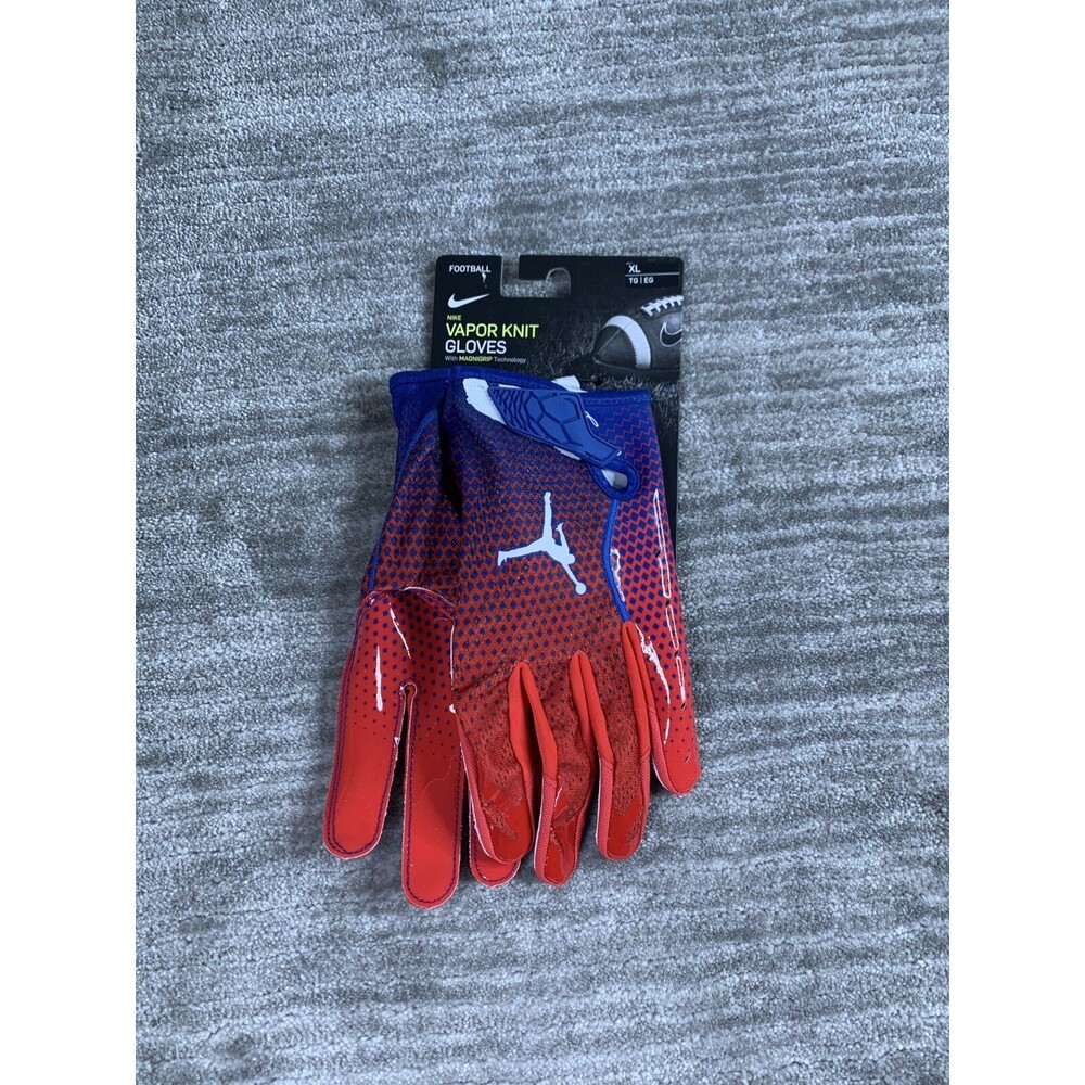 Nike Jordan Vapor Jet Gloves Pro Bowl Red/White Rare DH7926-439 Mens Size XL